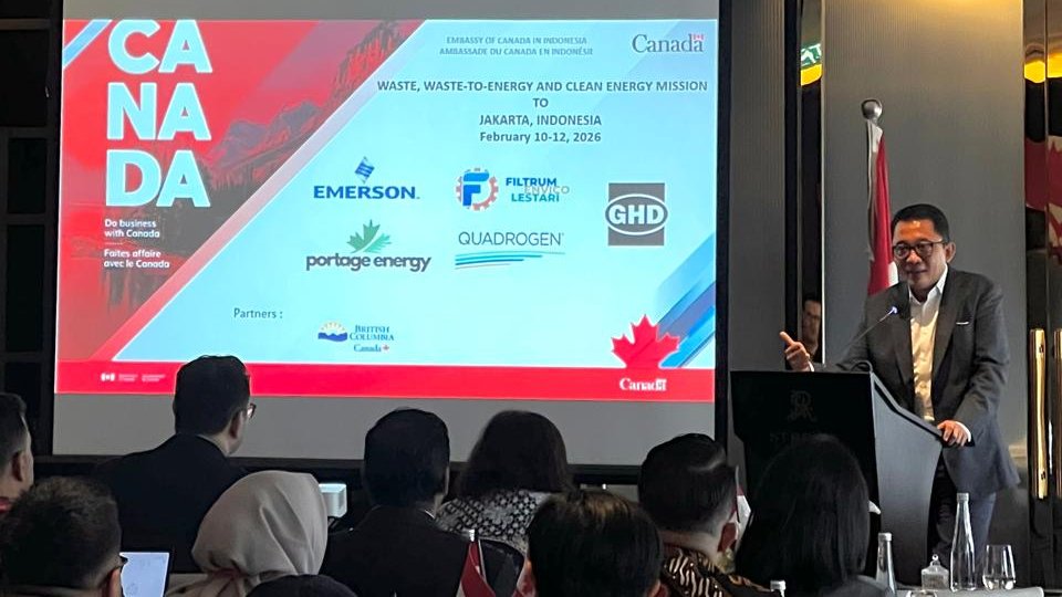 Bobby Gafur CEO Maharaksa Biru Energi di Canadian Waste-to-Energy Trade Mission Jakarta 2026