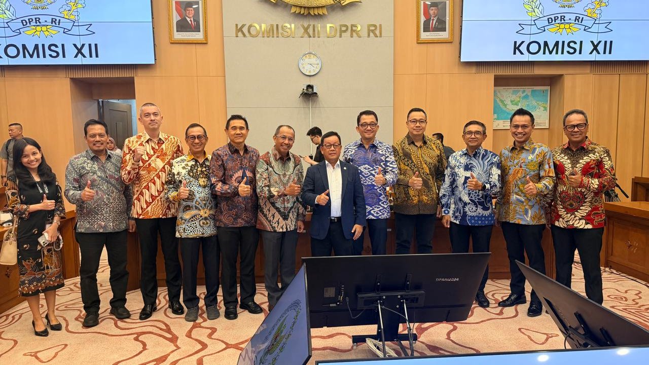 Pengurus APLSI bersama Komisi XII DPR RI dalam rapat pembahasan pasokan batubara DMO untuk PLTU