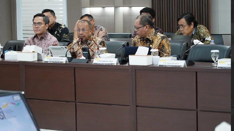 Ketua Umum APLSI Eka Satria dalam Rapat Koordinasi Dewan Energi Nasional membahas kehandalan suplai listrik sistem JAMALI